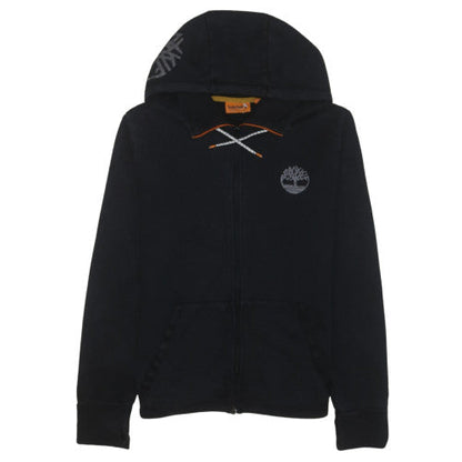 Timberland Men's Black Full Zip Hoodie Size M Outdoor Fleece