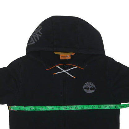 Timberland Men's Black Full Zip Hoodie Size M Outdoor Fleece