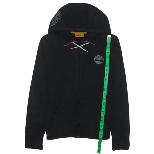 Timberland Men's Black Full Zip Hoodie Size M Outdoor Fleece
