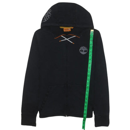 Timberland Men's Black Full Zip Hoodie Size M Outdoor Fleece