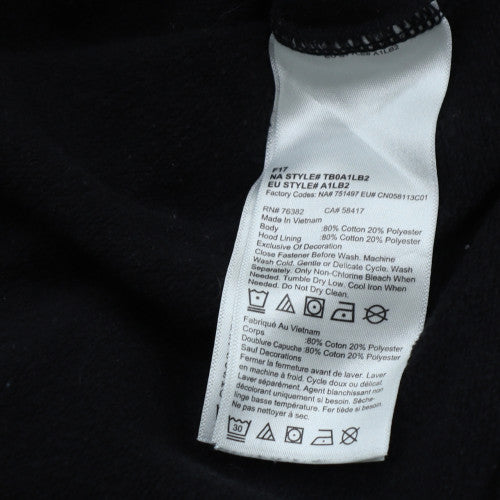 Timberland Men's Black Full Zip Hoodie Size M Outdoor Fleece