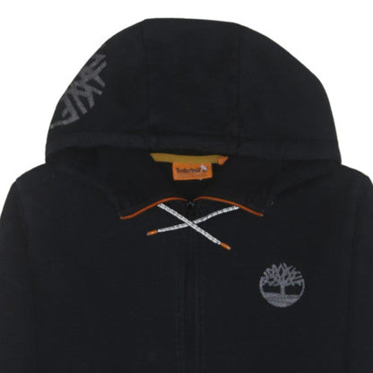 Timberland Men's Black Full Zip Hoodie Size M Outdoor Fleece