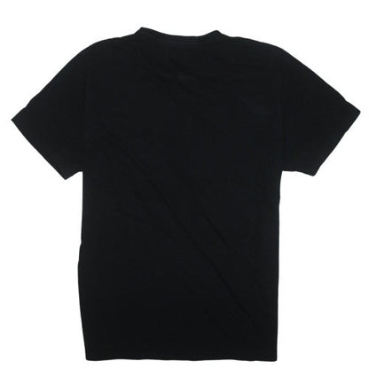 Puma Men's Black Crew Neck Short Sleeve Graphic Print T-Shirt XL