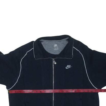 Nike Men's Blue Full Zip Fleece Sweatshirt M Regular Fit