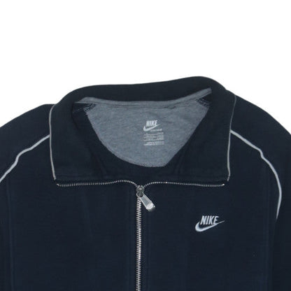 Nike Men's Blue Full Zip Fleece Sweatshirt M Regular Fit