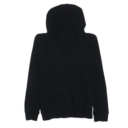 Tommy Hilfiger Boys Black Pullover Hoodie Size 164 Logo Classic Style