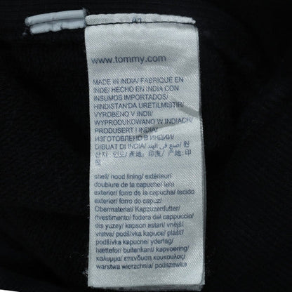 Tommy Hilfiger Boys Black Pullover Hoodie Size 164 Logo Classic Style