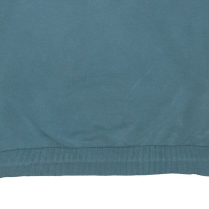 Puma Womens Blue Crew Neck Pullover Sweatshirt M Casual Logo Lined