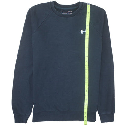 Under Armour Men's Black Small Fleece Crew Neck Sweatshirt