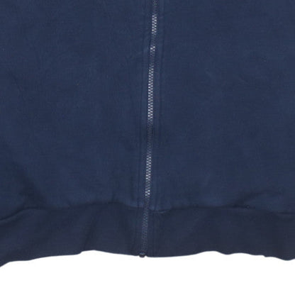 Lacoste Men's Blue Full Zip Sweatshirt L Regular Fit Logo Style