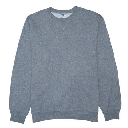 Russell Athletic Men's Grey XL Crew Neck Pullover Sweatshirt