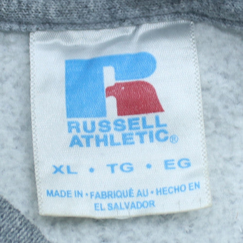 Russell Athletic Men's Grey XL Crew Neck Pullover Sweatshirt