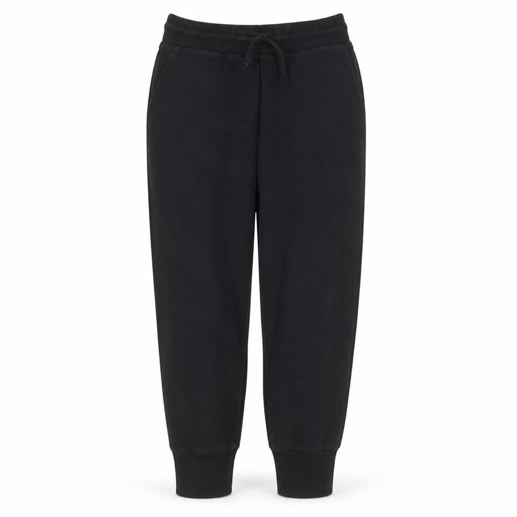 adidas Men's Black Jogger Trousers M Fleece Drawstring Regular Fit