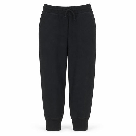 adidas Men's Black Jogger Trousers M Fleece Drawstring Regular Fit
