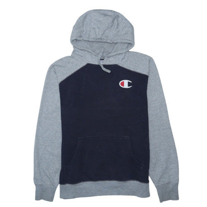 Champion Men's Grey & Navy XL Pullover Hoodie