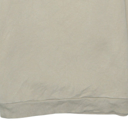 Puma Men Beige Fleece Pullover Sweatshirt M Regular Fit