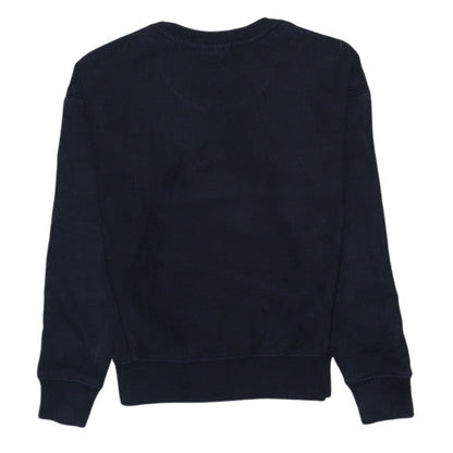Champion Women Black Small Reverse Weave Logo Crew Neck Sweatshirt