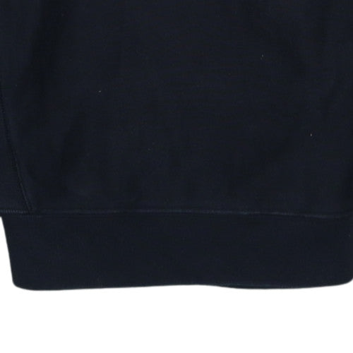 Champion Women Black Small Reverse Weave Logo Crew Neck Sweatshirt