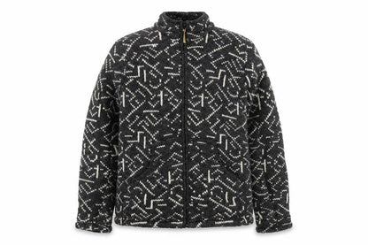Himalaya Clothing Men's Grey Wool Full Zip Handmade Fleece Lined Jacket XL
