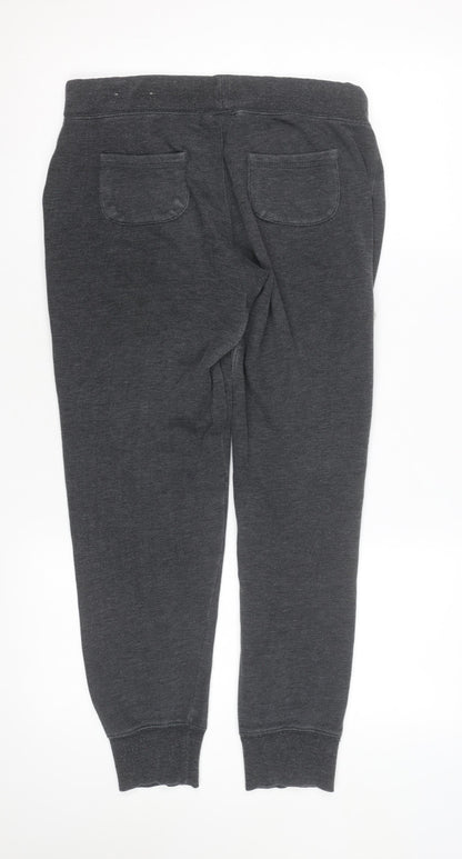 Fishbone Mens Grey Jogger Sweatpants Size M California Print