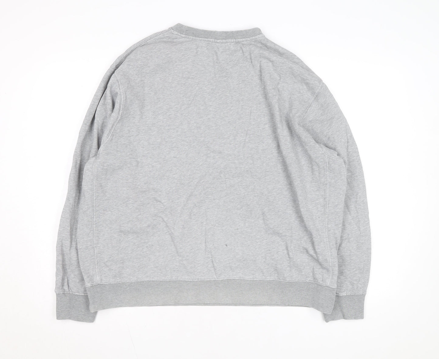 Nike Men's Grey XL Pullover Crew Neck Sweatshirt with Logo