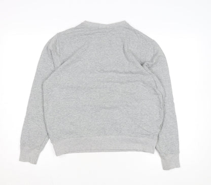 FILA Men's Grey Crew Neck Regular Fit Sweatshirt M