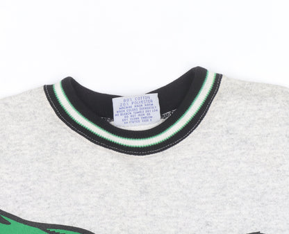 The Game Men's Grey Eagles Graphic Pullover Sweatshirt Size M