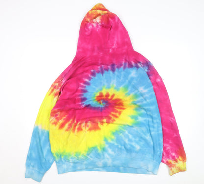 Isaac's Designs Sports Women's Multicoloured Tie-Dye Pullover Hoodie XL