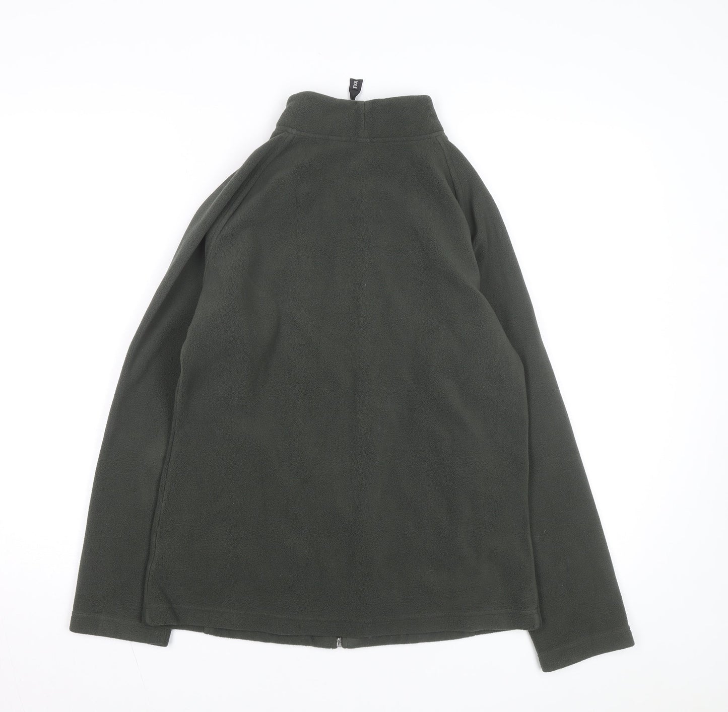 nx Women's Green Fleece Full Zip Jacket UK 14 Regular Fit