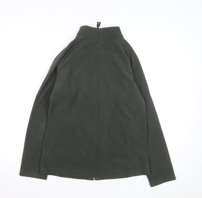 nx Women's Green Fleece Full Zip Jacket UK 14 Regular Fit