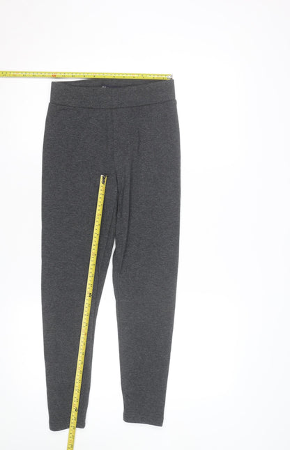 Marks and Spencer Women's Grey Jersey Leggings Size 8