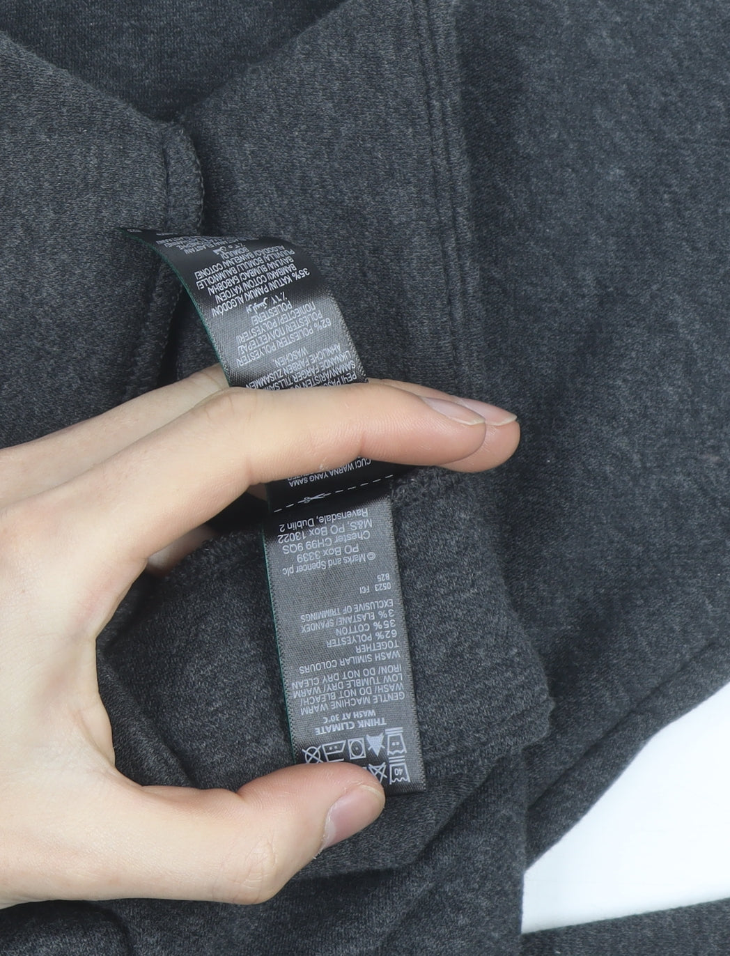 Marks and Spencer Women's Grey Jersey Leggings Size 8