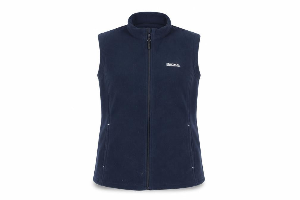 Regatta Women's Blue Fleece Sleeveless Basic Jacket Size 8