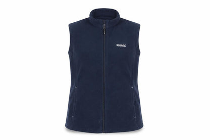 Regatta Women's Blue Fleece Sleeveless Basic Jacket Size 8
