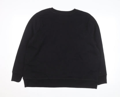 Just My Size Unisex Black Christmas ELFIE Pullover Sweatshirt 2XL