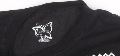 Just My Size Unisex Black Christmas ELFIE Pullover Sweatshirt 2XL
