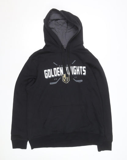 NHL Mens Black XL Pullover Hoodie Golden Knights Graphic Fleece