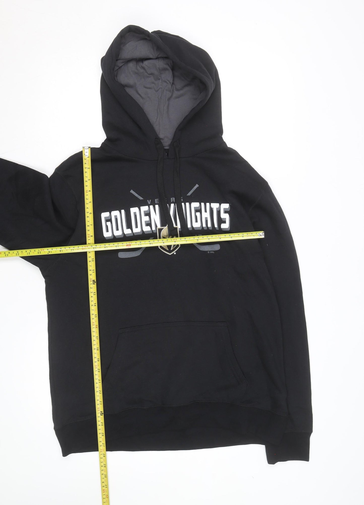 NHL Mens Black XL Pullover Hoodie Golden Knights Graphic Fleece