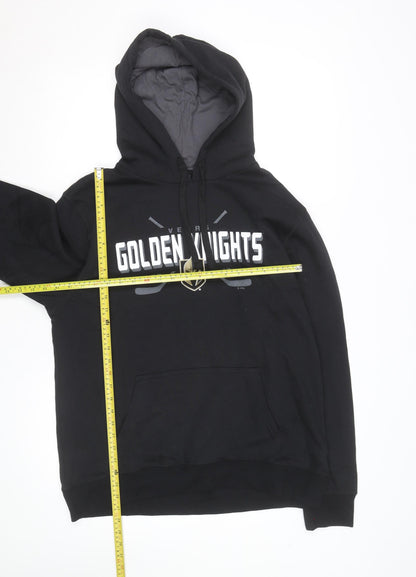 NHL Mens Black XL Pullover Hoodie Golden Knights Graphic Fleece