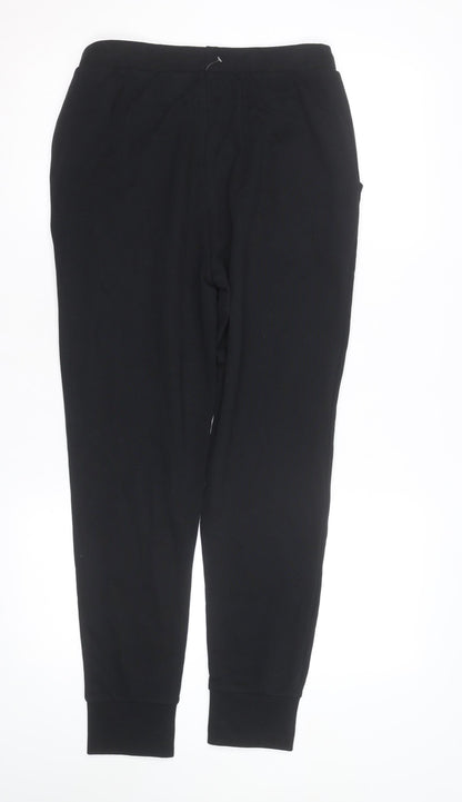 Kappa Men's Black Jogger Trousers Medium Fleece Activewear