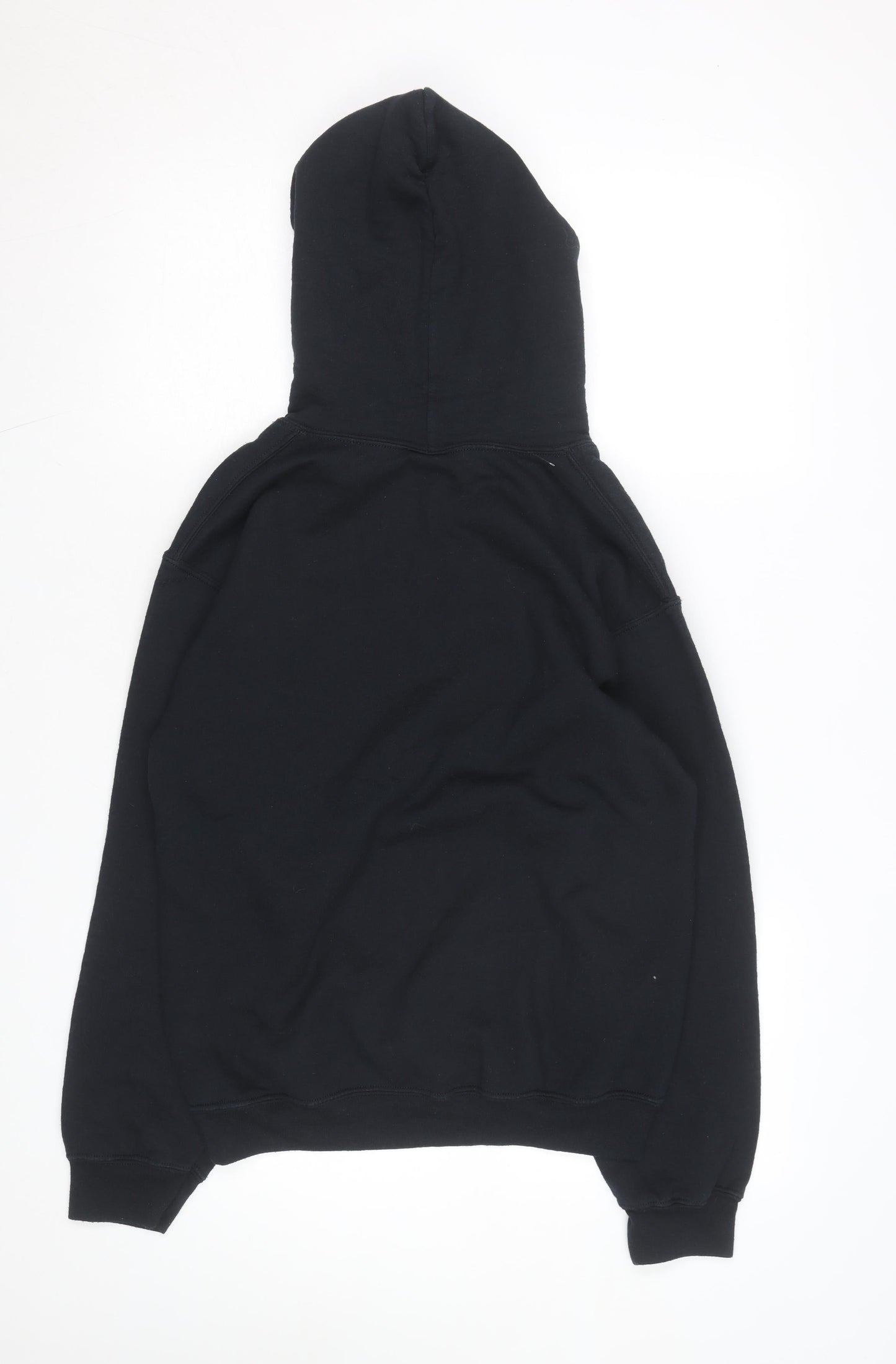 Gildan Men's Black Saco Drive-In Pullover Hoodie Size S