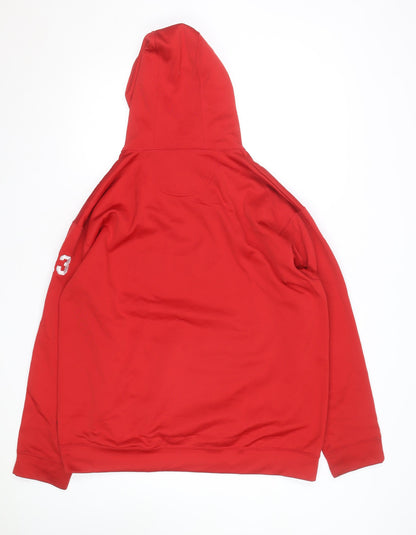 Kobe Men’s Red Pullover Hoodie L Hamilton Cardinals Baseball Graphic