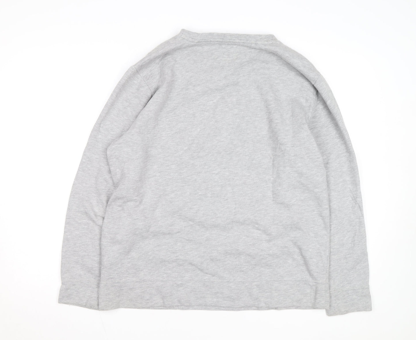 Calvin Klein Jeans Men's Grey Logo Pullover Sweatshirt Size L