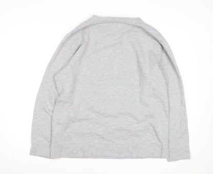 Calvin Klein Jeans Men's Grey Logo Pullover Sweatshirt Size L