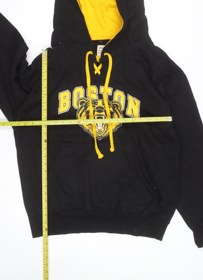 Bay State Apparel Men's Black XL Pullover Boston Bear Graphic Hoodie