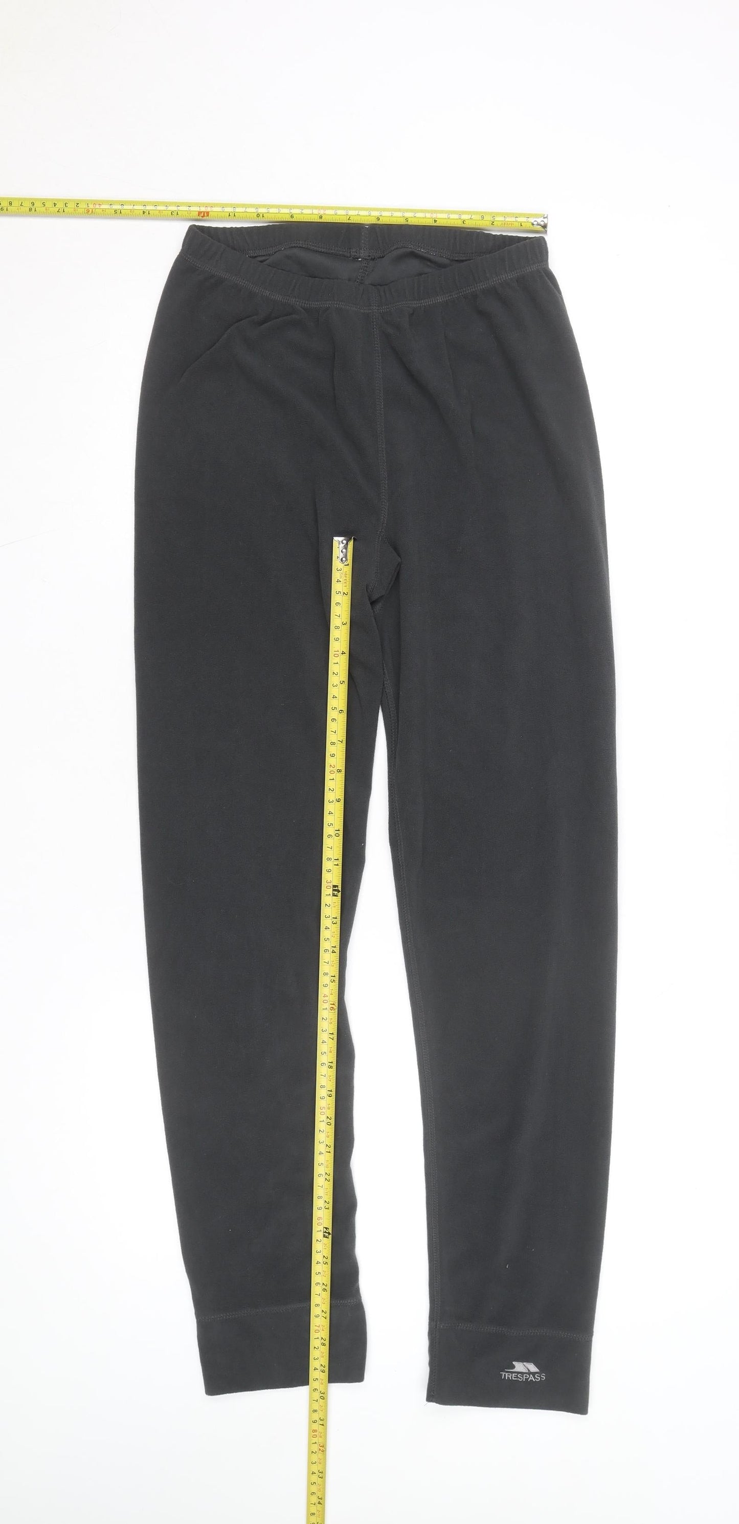 Trespass Mens Black XS Fleece Thermal Compression Leggings