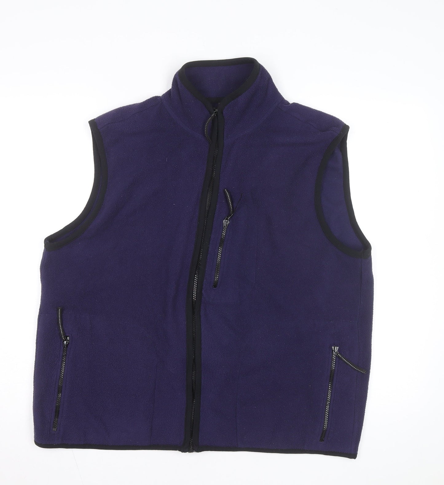 ProSpirit Men's Purple Fleece Bodywarmer Waistcoat Size L