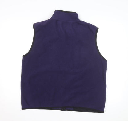 ProSpirit Men's Purple Fleece Bodywarmer Waistcoat Size L