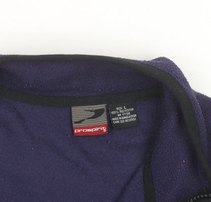 ProSpirit Men's Purple Fleece Bodywarmer Waistcoat Size L
