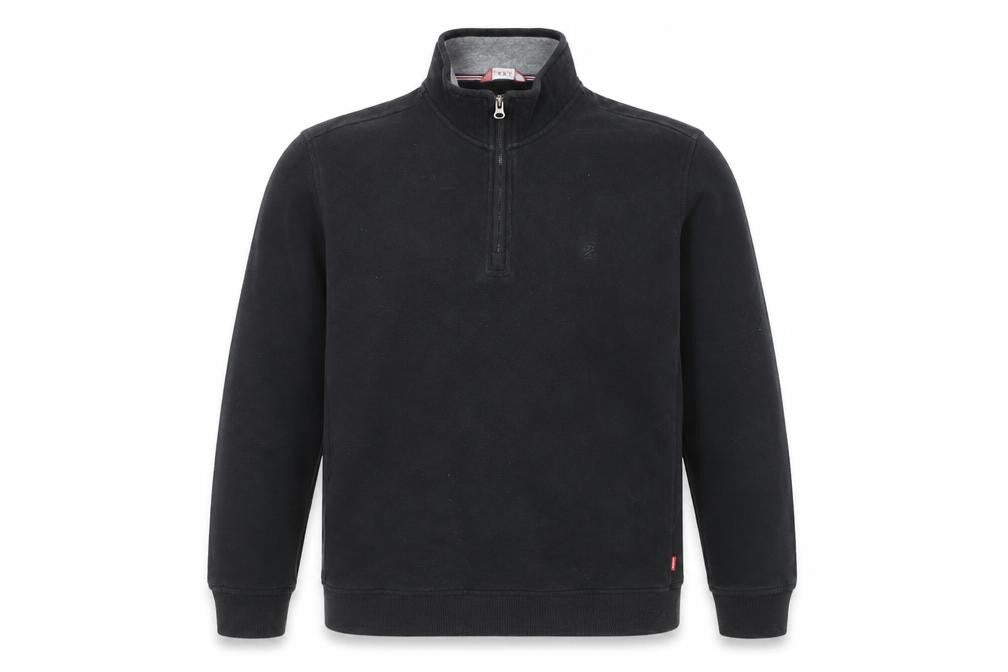 Izod Men's Black Medium 1/2 Zip Fleece Activewear Jacket